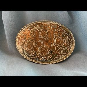 Filigree Western Belt Buckle